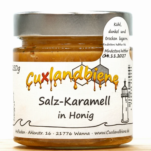 Salz-Karamell in Honig 1