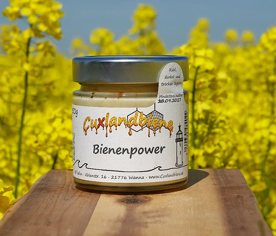 Bienenpower in Honig - Rapsfeld