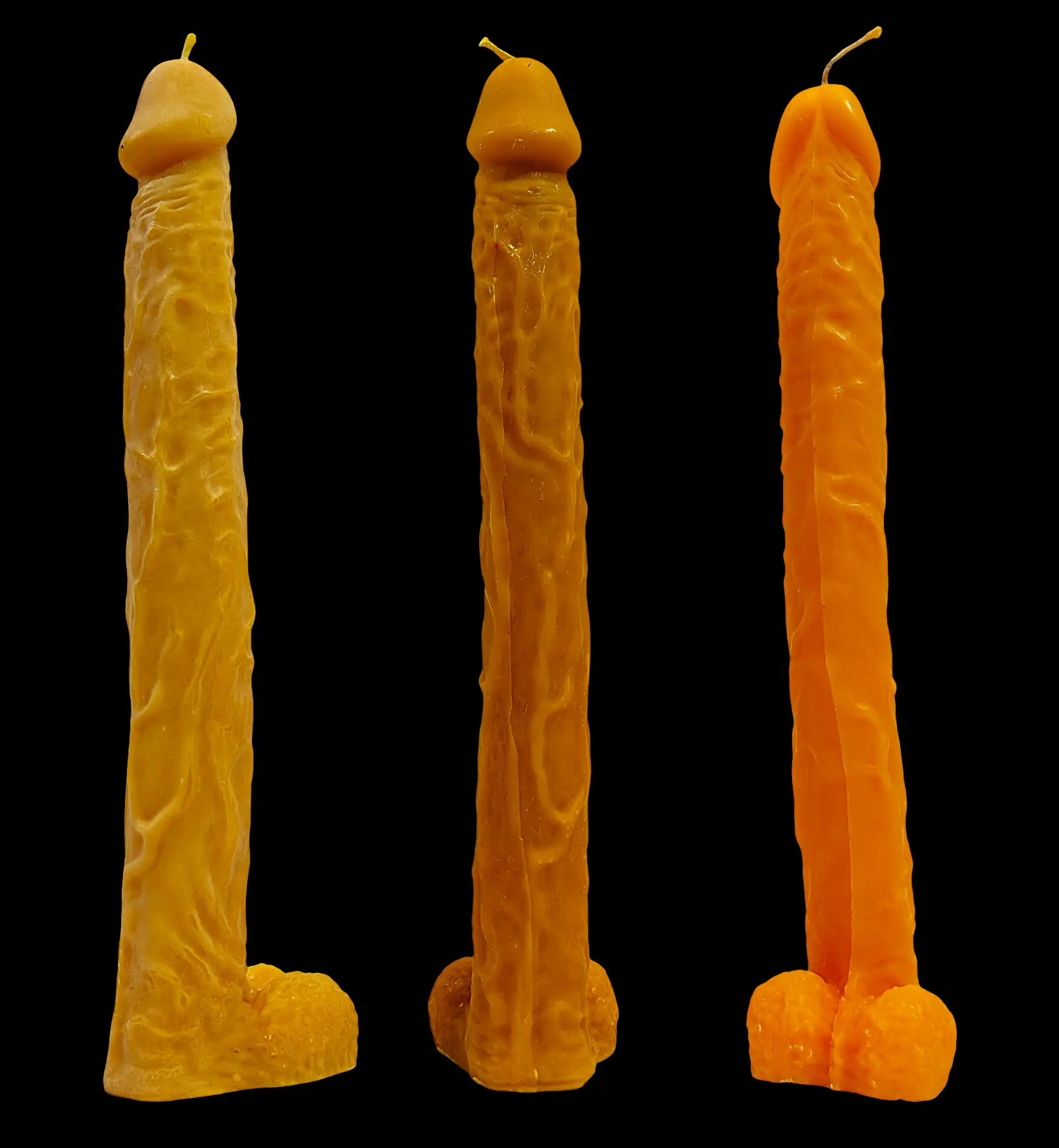 Der Lange Dirk - Gelb - Santa Pauli - Bienenwachskerze(1)