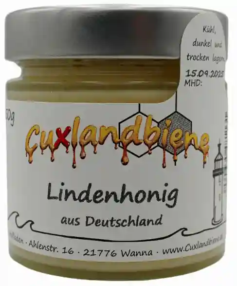 Lindenhonig 250g mit Etikett cremig