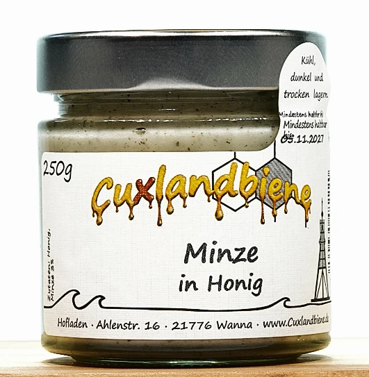 Minze in Honig 1