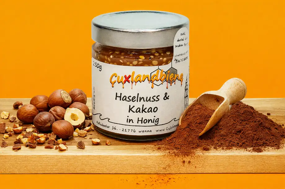 Haselnuss und Kakao in Honig 5