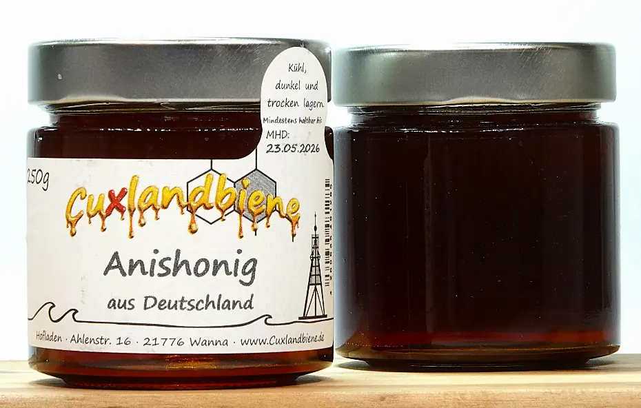 Anishonig 250g Vorne und Hinten