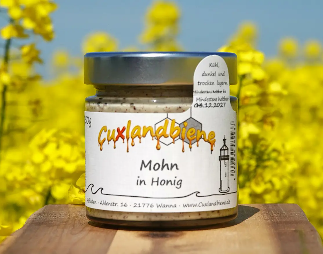 Mohn in Honig - Rapsfeld Mohn in Honig - Rapsfeld