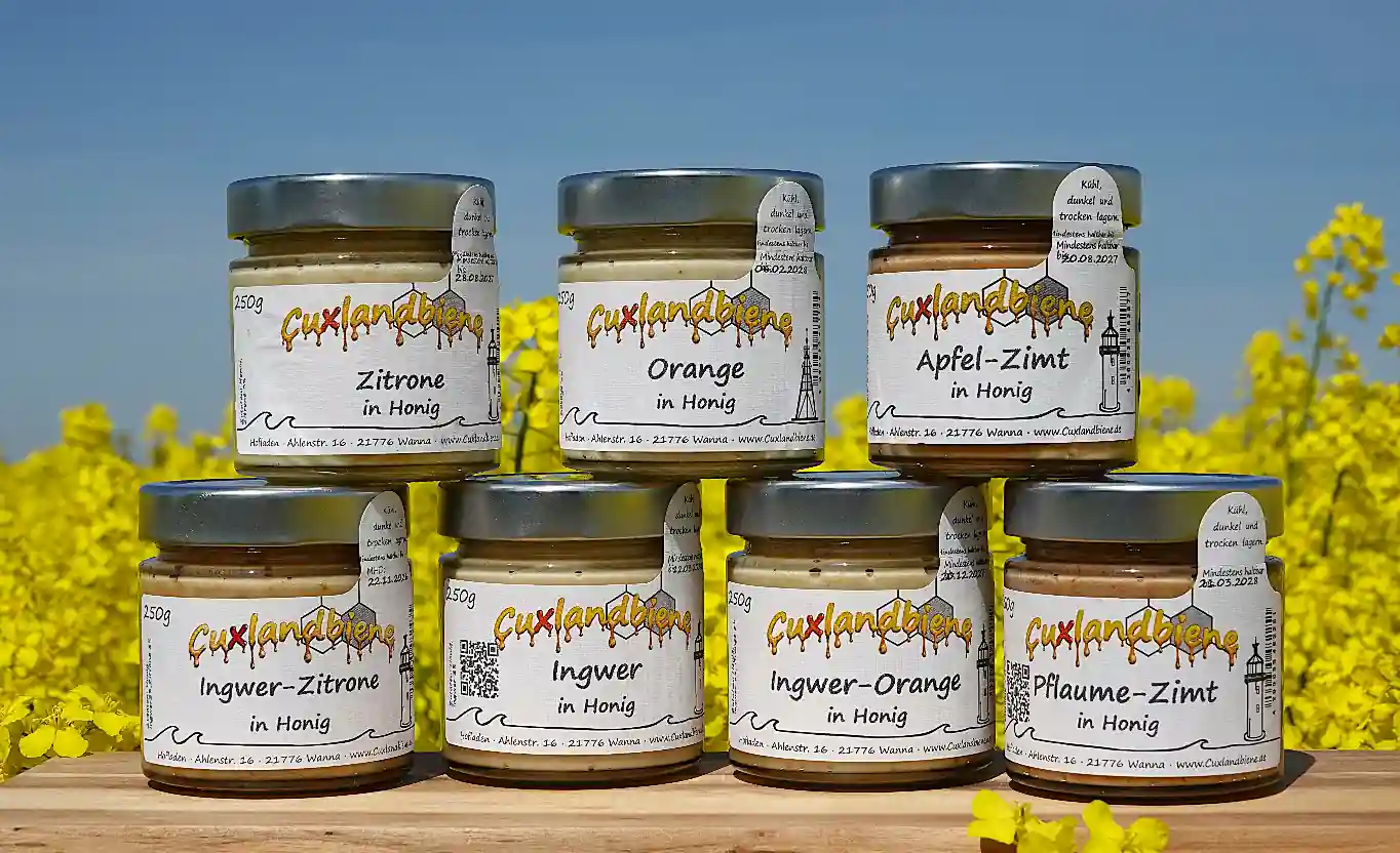 Rapshonig - mit Fruechten 1 Rapshonig - mit Fruechten 1