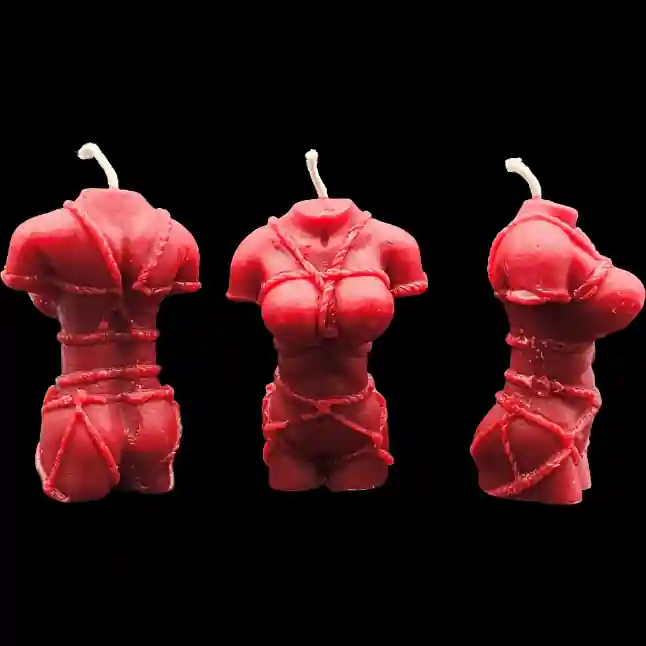 Bondage 1 - Rot - Santa Pauli - Bienenwachskerze Bondage 1 - Rot - Santa Pauli - Bienenwachskerze