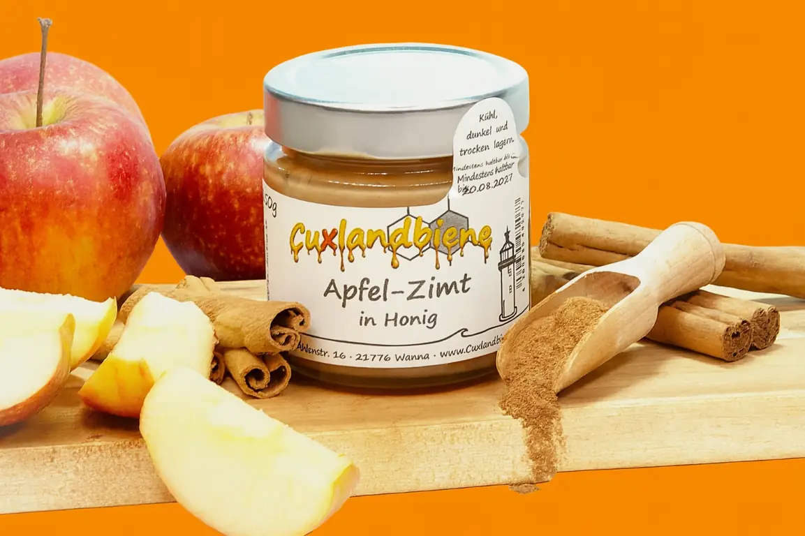 Apfel-Zimt in Honig 4