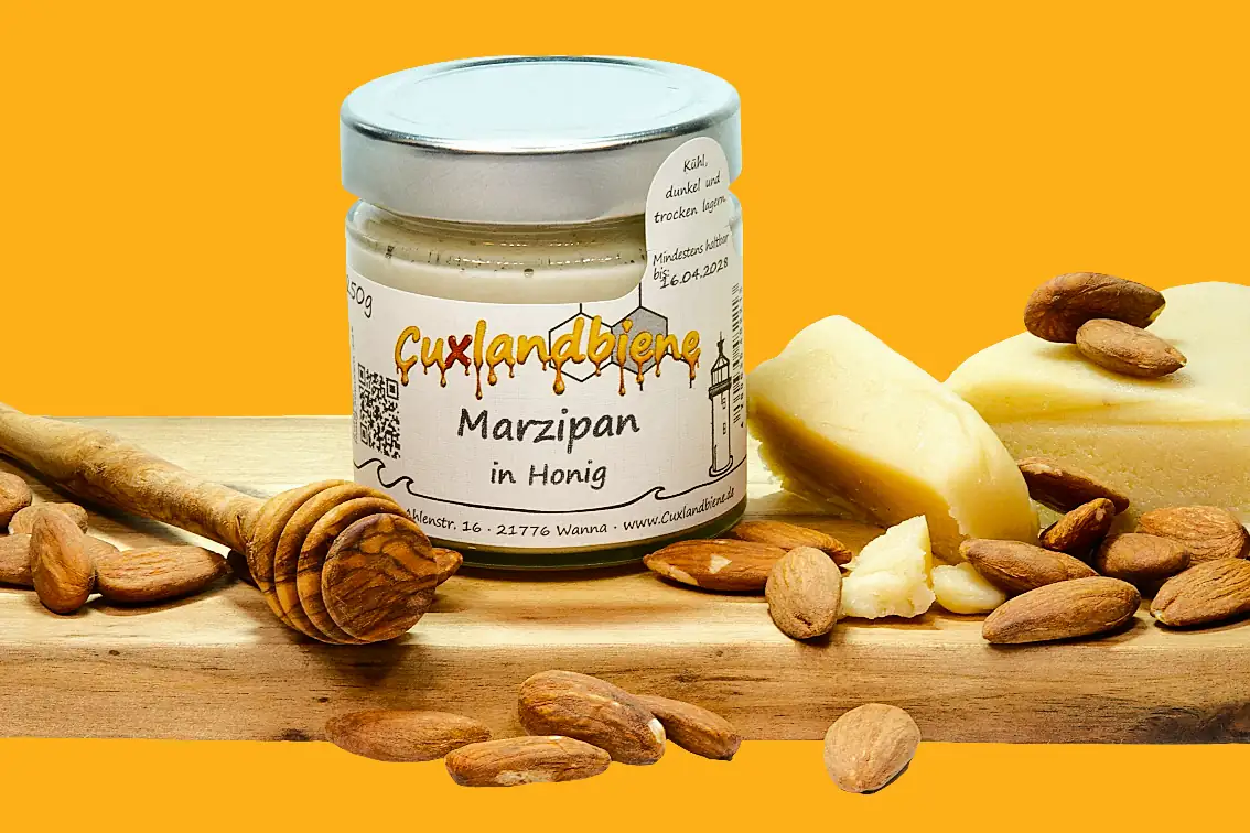 Marzipan in Honig 5