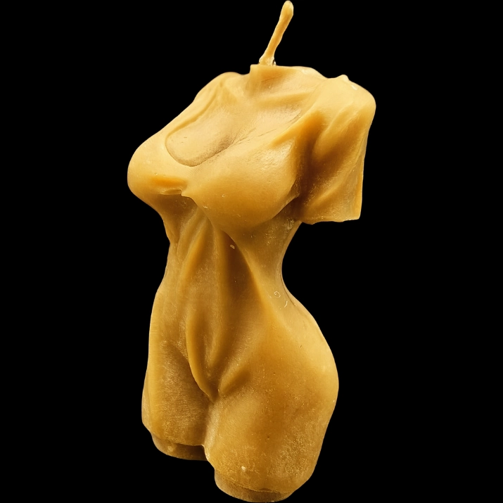 Angelina 2 - Gelb - Santa Pauli - Bienenwachskerze