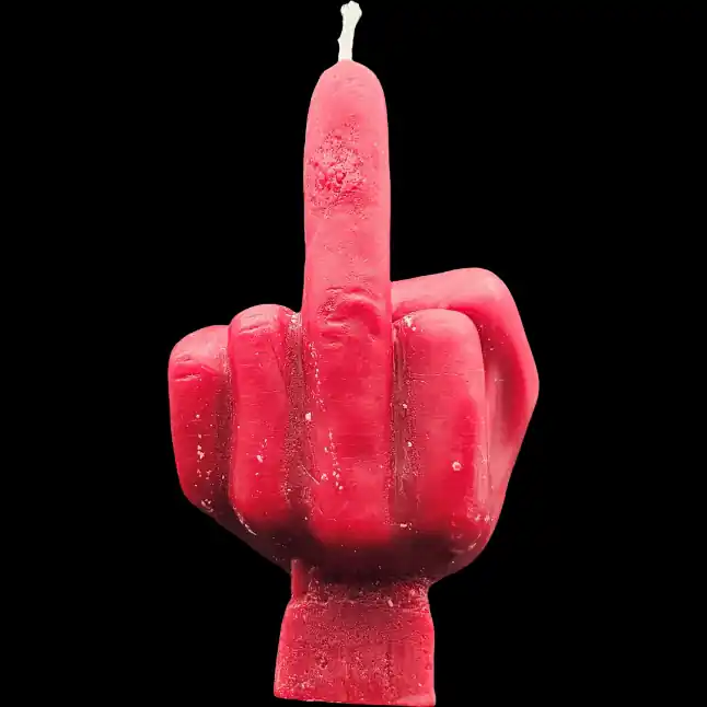 Stinkefinger Gross 1 - Rot - Santa Pauli - Bienenwachskerze Stinkefinger Gross 1 - Rot - Santa Pauli - Bienenwachskerze