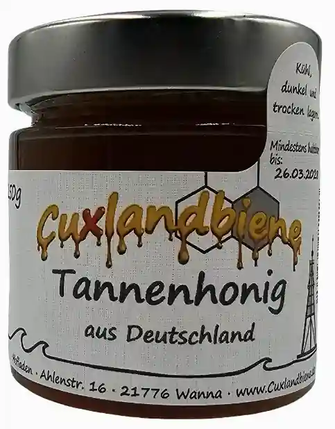 Tannenhonig 250g mit Etikett