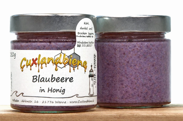 Blaubeere in Honig 2
