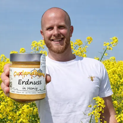 Erdnuss in Honig -  Alex im Raps