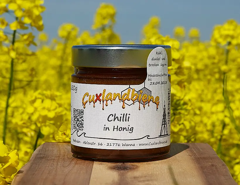 Chili in Honig - Rapsfeld