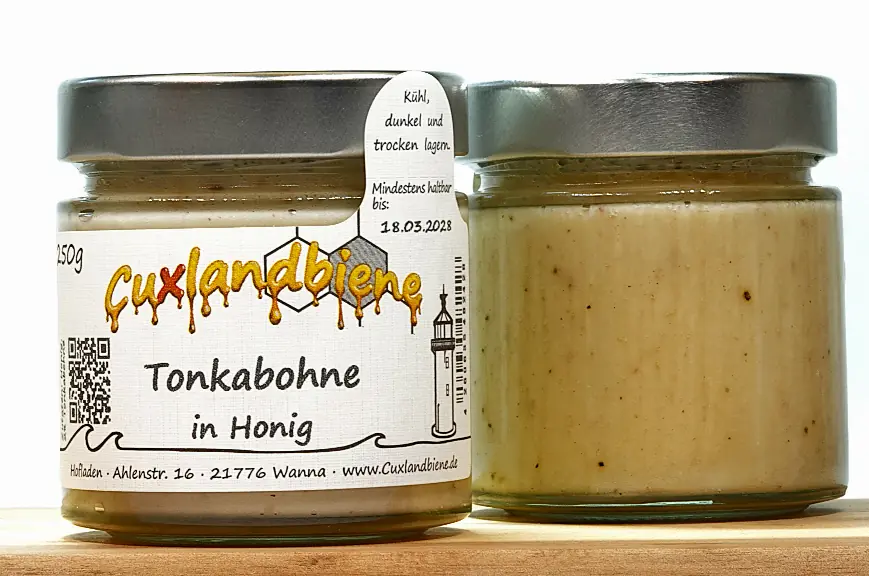 Tonkabohne in Honig 2