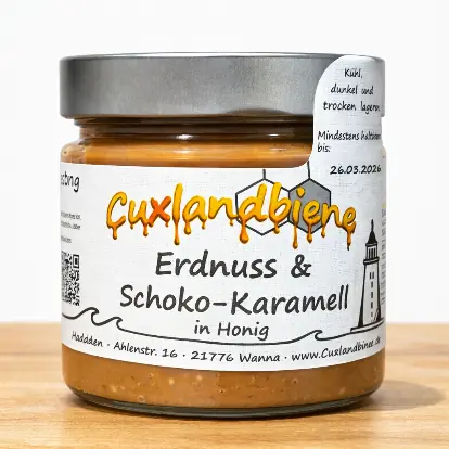 Erdnuss-Schoko-Karamell in Honig 1