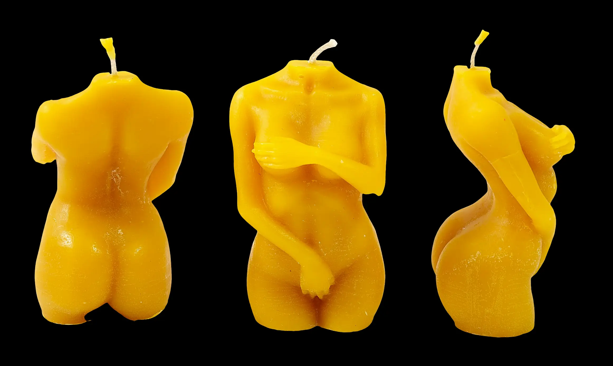 Lisa - Gelb - Santa Pauli - Bienenwachskerze(1)