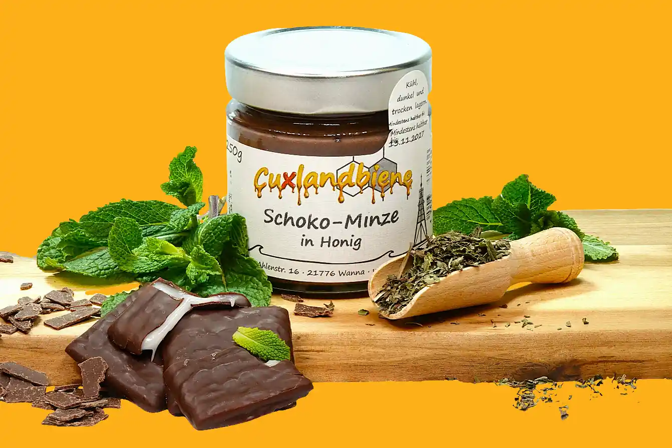 Schoko-Minze in Honig 4