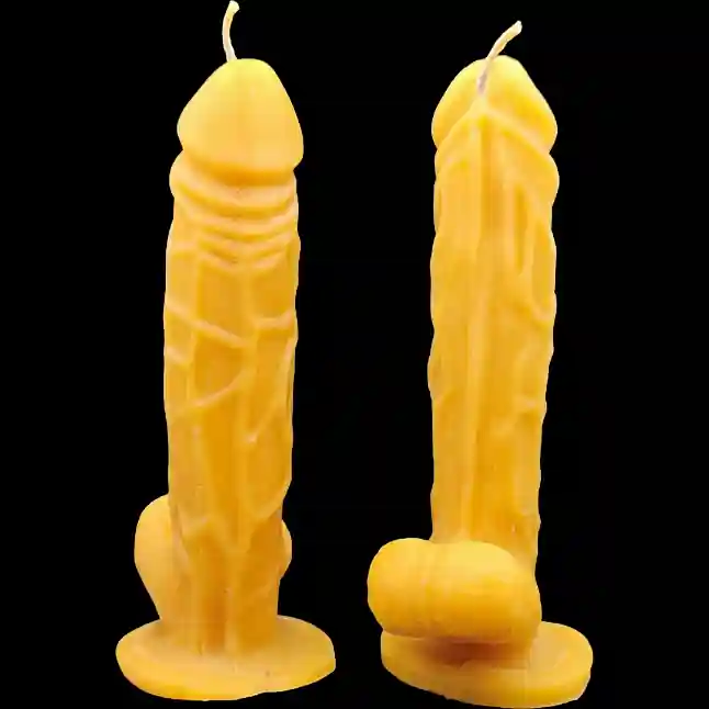 Jürgen 1 - Gelb - Santa Pauli - Bienenwachskerze Jürgen 1 - Gelb - Santa Pauli - Bienenwachskerze