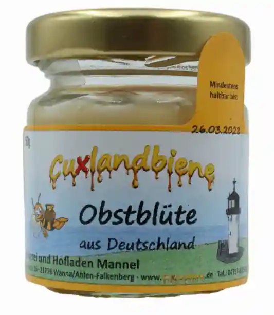 Obstblütenhonig 50g mit Etikett