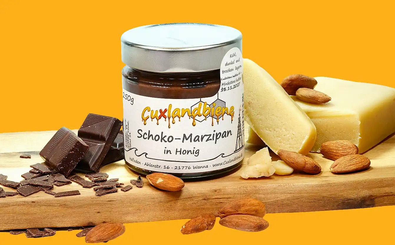 Schoko-Marzipan in Honig 4