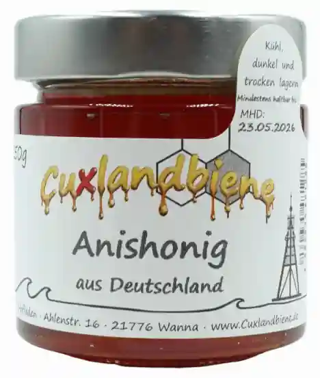 Anishonig 250g mit Etikett