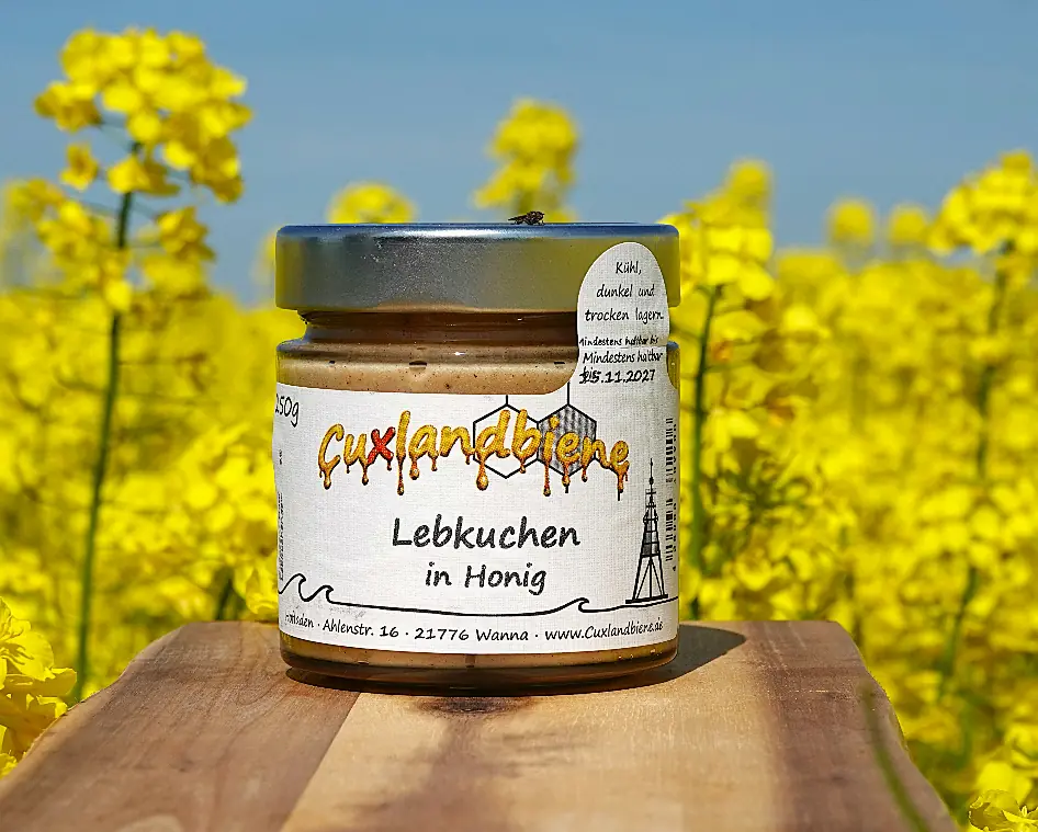 Lebkuchen in Honig - Rapsfeld Lebkuchen in Honig - Rapsfeld