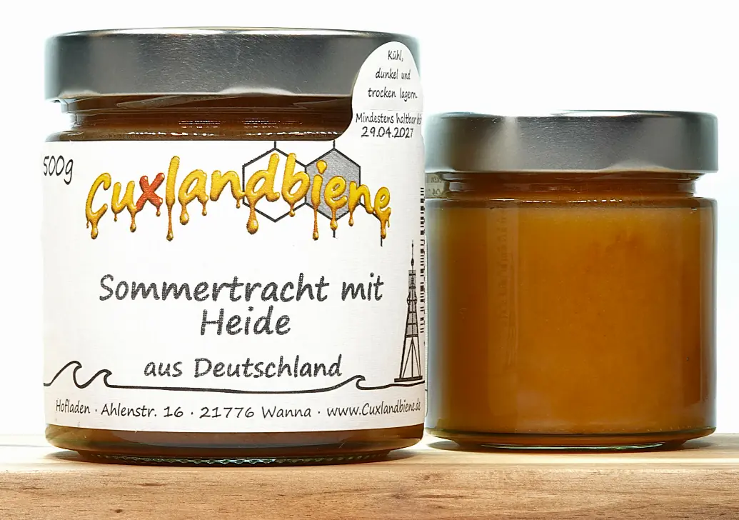 Sommertracht mit Heidehonig 500g und 250g Sommertracht mit Heidehonig 500g und 250g