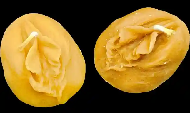 Flattersusi Muschifladen 1 - Gelb - Santa Pauli - Bienenwachskerze Flattersusi Muschifladen 1 - Gelb - Santa Pauli - Bienenwachskerze