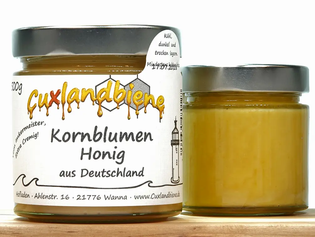 Kornblumenhonig  cremig 500g und 250g