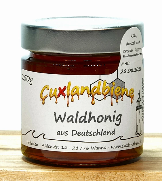 Waldhonig 250g Etikett Ansicht