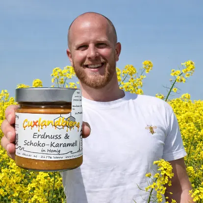Erdnuss-Schoko-Karamell in Honig -  Alex im Raps