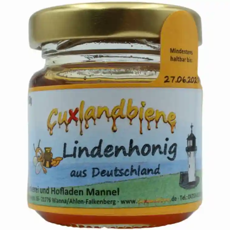 Lindenhonig 50g mit Etikett flüssig