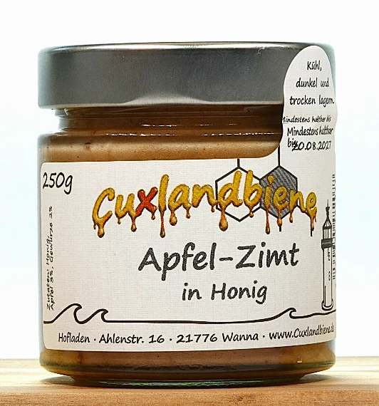 Apfel-Zimt in Honig 1