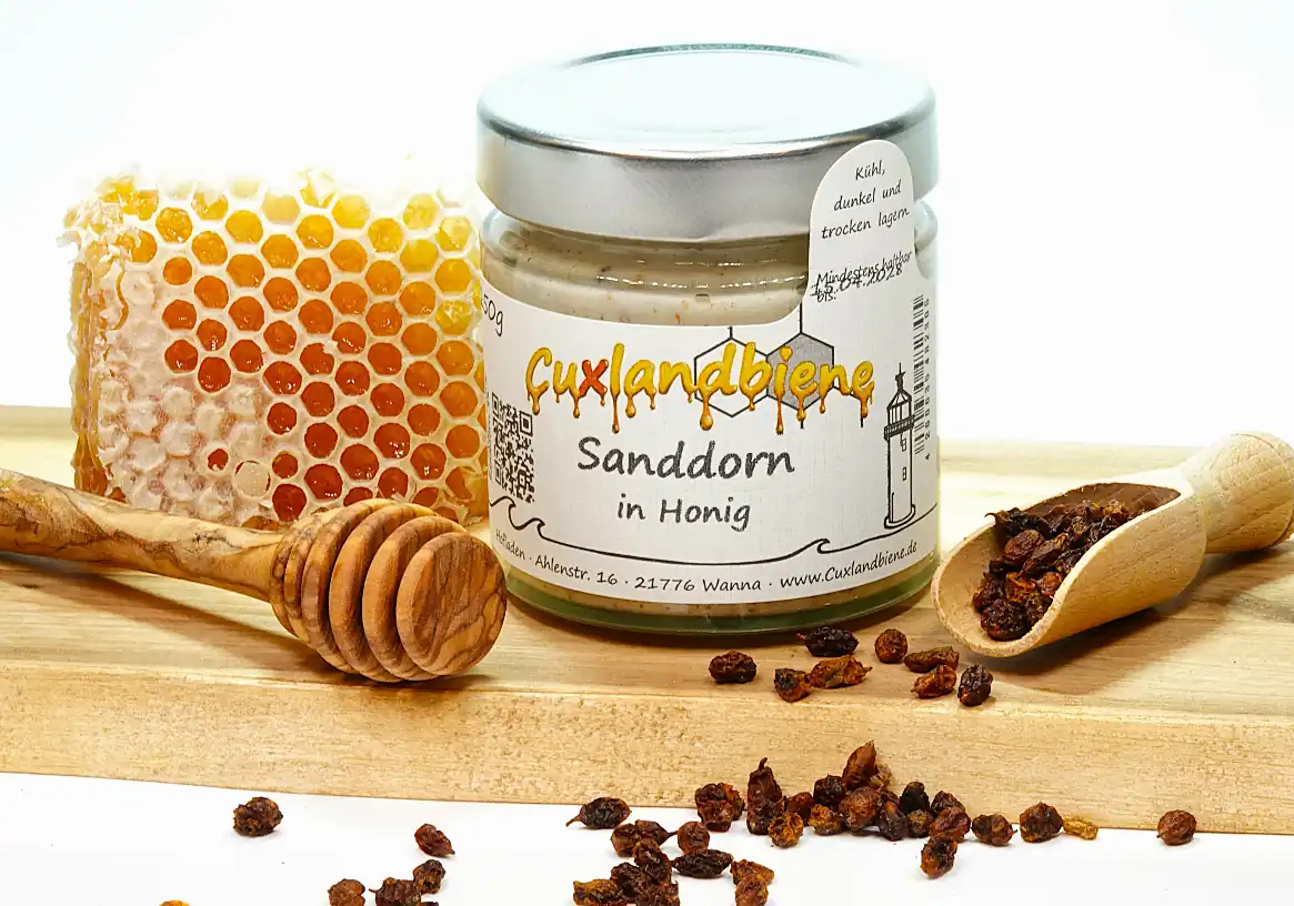 Sanddorn in Honig 3