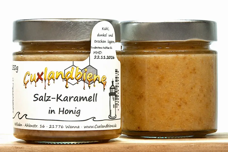 Salz-Karamell in Honig 2