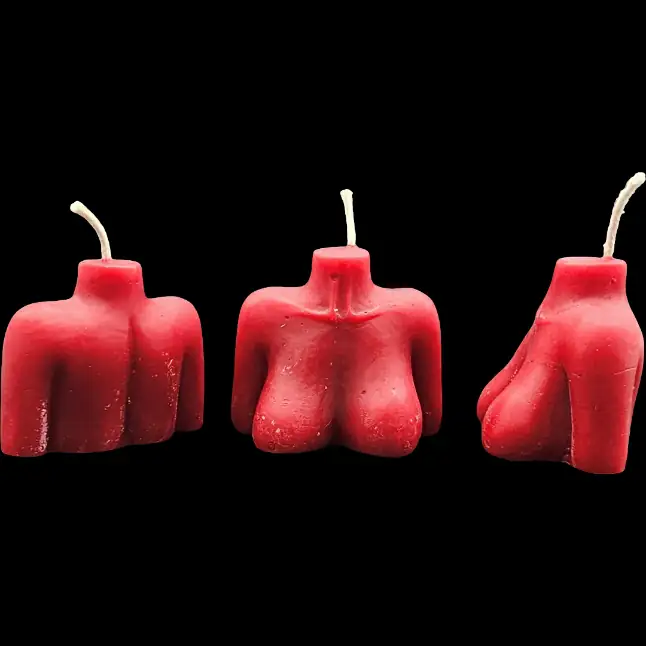 Büste 1 - Rot - Santa Pauli - Bienenwachskerze Büste 1 - Rot - Santa Pauli - Bienenwachskerze
