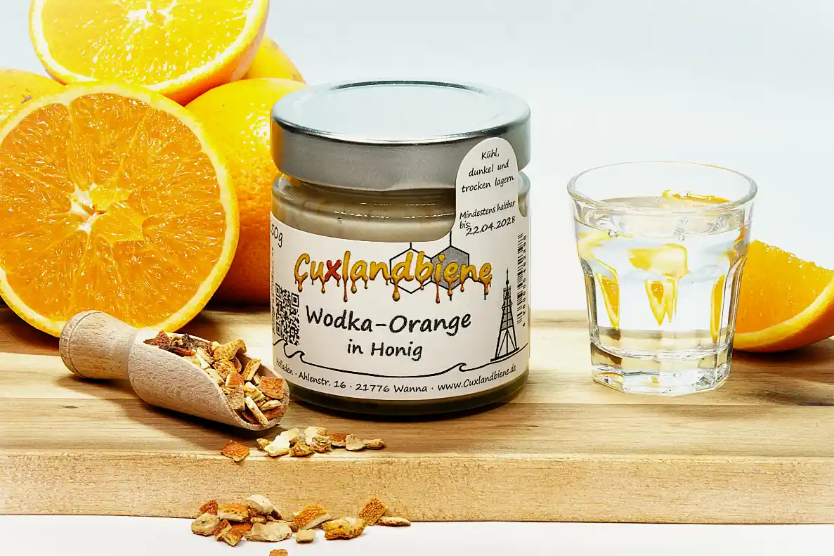 Wodka-Orange in Honig 3 Wodka-Orange in Honig 3