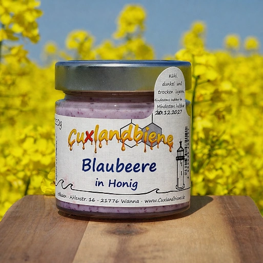 Blaubeere in Honig - Rapsfeld