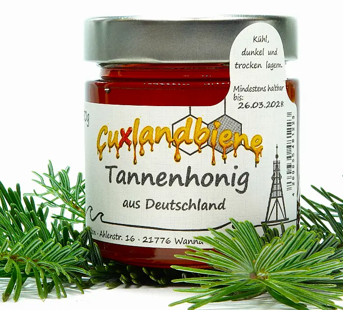 Weisstannenhonig 250g mit Nadelzweig 2