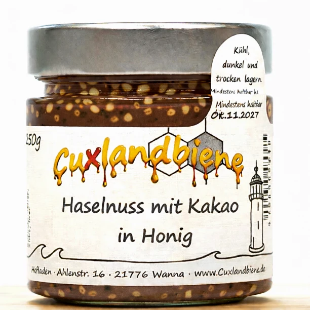 Haselnuss mit Kakao in Honig 1