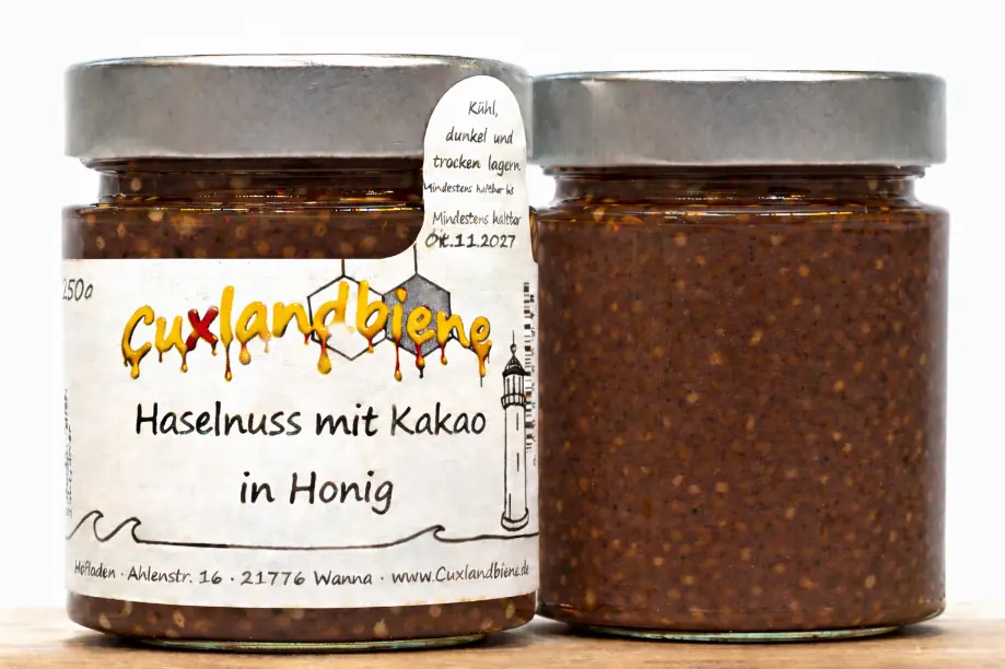 Haselnuss und Kakao in Honig 2