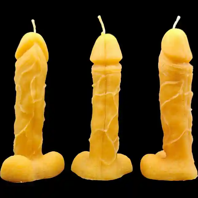 Herbert 1 - Gelb - Santa Pauli - Bienenwachskerze Herbert 1 - Gelb - Santa Pauli - Bienenwachskerze