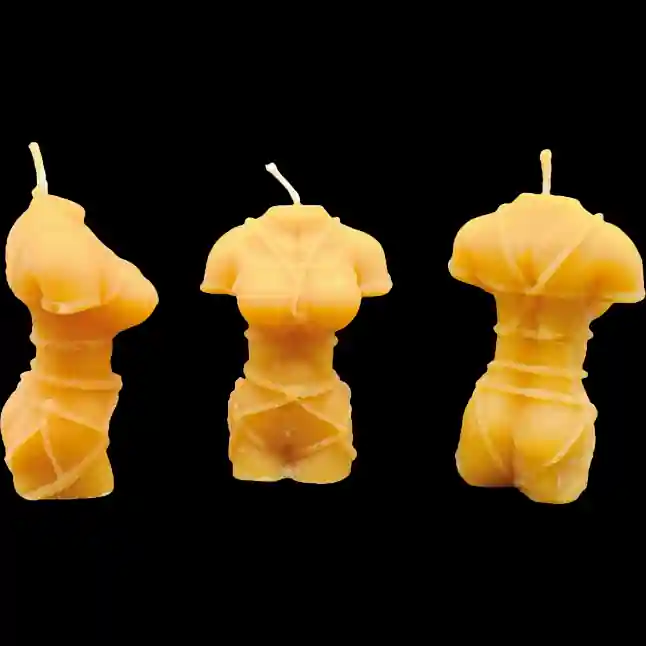 Bondage 1 - Gelb - Santa Pauli - Bienenwachskerze Bondage 1 - Gelb - Santa Pauli - Bienenwachskerze