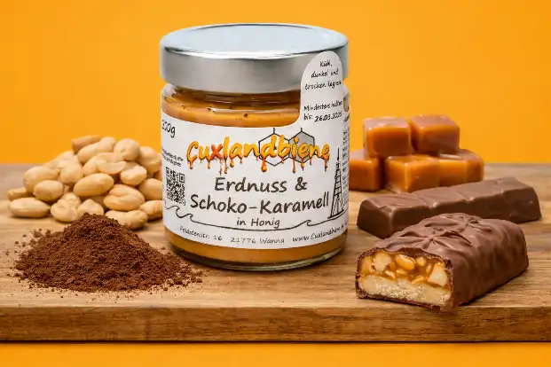 Erdnuss-Schoko-Karamell in Honig 5