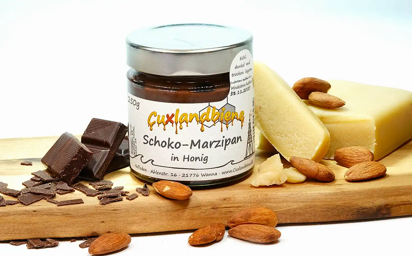 Schoko-Marzipan in Honig 3