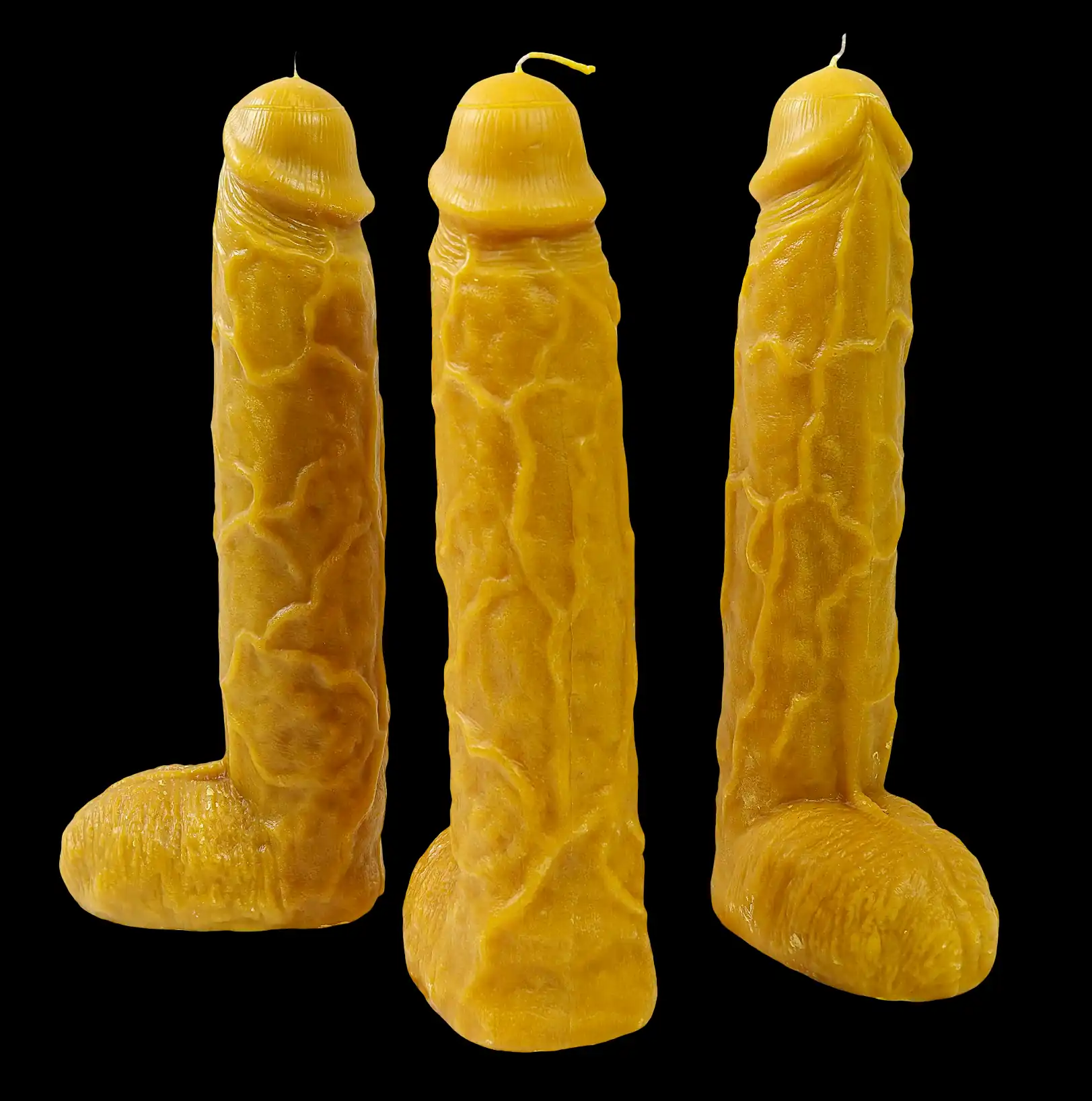 The Rock - Gelb - Santa Pauli - Bienenwachskerze(1)