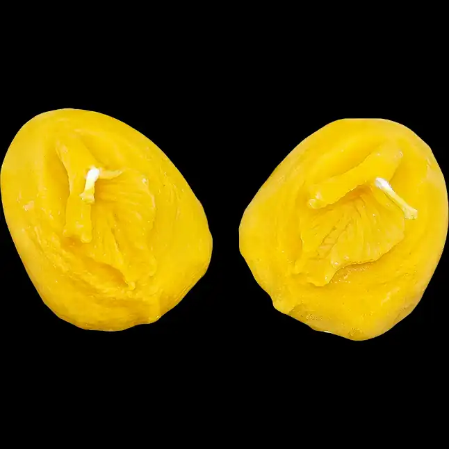 Lea Muschifladen 1 - Gelb - Santa Pauli - Bienenwachskerze Lea Muschifladen 1 - Gelb - Santa Pauli - Bienenwachskerze