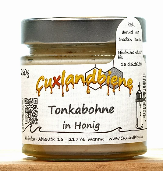 Tonkabohne in Honig 1