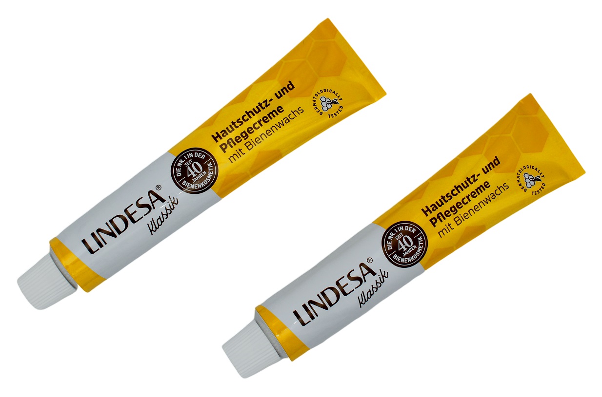 Lindesa Klassik  Hautschutz- und Pflegecreme mit Bienenwachs - Hautcreme